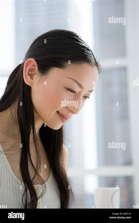 A Beautiful Japanese Woman Stock Photo Alamy