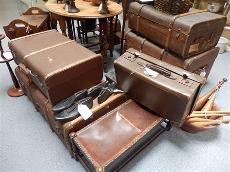 A Selection Of Vintage Travel Trunks Available At Both Abernyte And