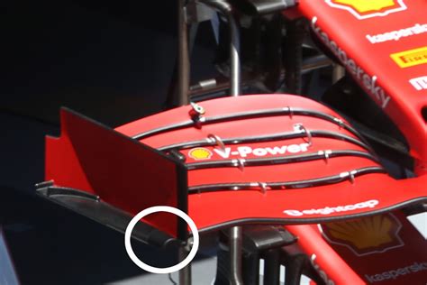 First Look Ferraris Upgraded F1 Front Wing