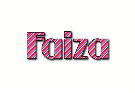 » a quranic name for girls. Faiza Logo | Free Name Design Tool from Flaming Text