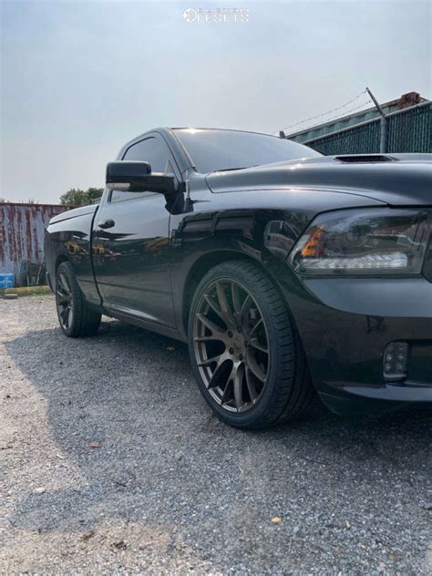 2015 Ram 1500 With 24x10 Wheel Replicas V1180 And 30535r24 Ironman