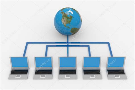 National science foundation (nsf) commissioned the development of a university network backbone called nsfnet. Global computer network. — Stock Photo © kovaleff #6835943