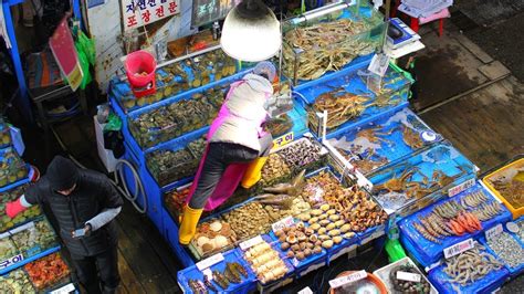 Delicious Korean Seafood Feast At Noryangjin Fish Market Seoul South