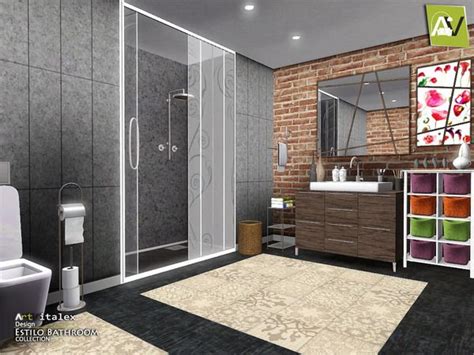 Artvitalexs Estilo Bathroom Sims 3 Rooms Bathroom Sets Bathroom