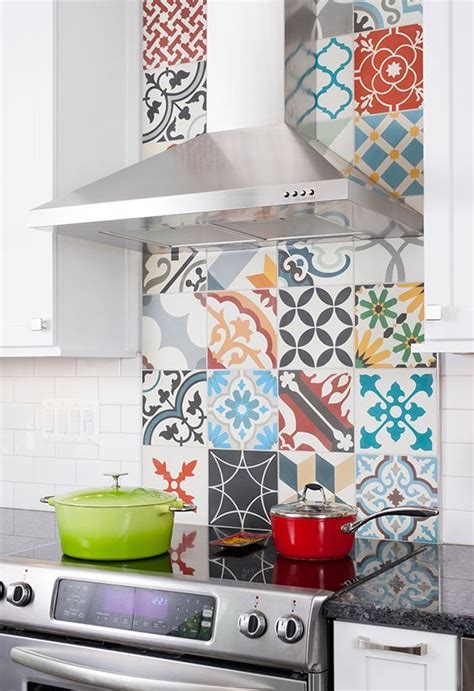 Colorful Backsplash For Kitchen Things In The Kitchen