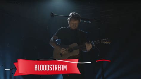 Radio 1's spectacular month of live lounges rounds off with the mighty ed sheeran! Ed Sheeran - Bloodstream (Live on the Honda Stage at the ...