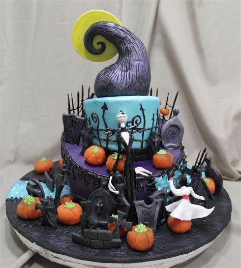 Nightmare before christmas 21st birthday cake (by yummylittlecakes). Another Nightmare Before Christmas Cake - CakeCentral.com