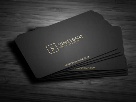 Luxurious Gold Business Cards Minimal Business Card Gold Business