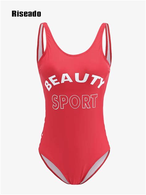 Riseado New One Piece Swimsuit New Sport Swim Pieces Swimsuit