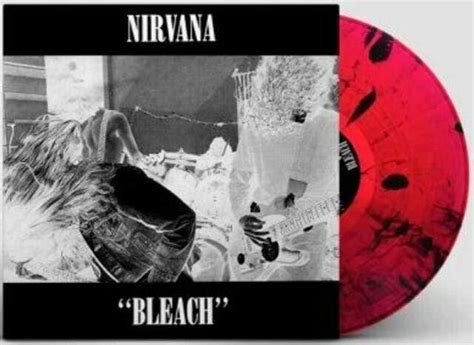 Nirvana Bleach Color Vinyl Red Black Indie Exclusive Joco Records