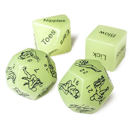 4 Pack Sex Dice Sex Game Dice For Adult Light Dice Role Etsy