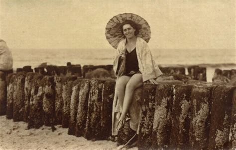 Turn Of The Century Beach Fashion What People Wore To Beach In The 1900s