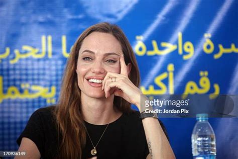 Angelina Jolie Marks World Refugee Day In Jordan Photos And Premium High Res Pictures Getty Images