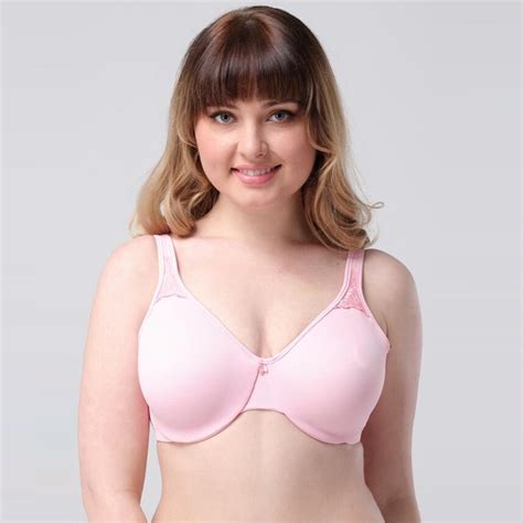 Pink E F Cup Plus Size Cup Bralette Padded Bra Push Up Bra Full Cup
