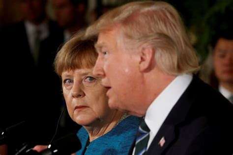 Trumps America Is No Friend Says Germanys Angela Merkel Ahead Of