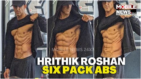 Hrithik Roshan Flaunts Six Pack Abs As He Steps Into Mobile News