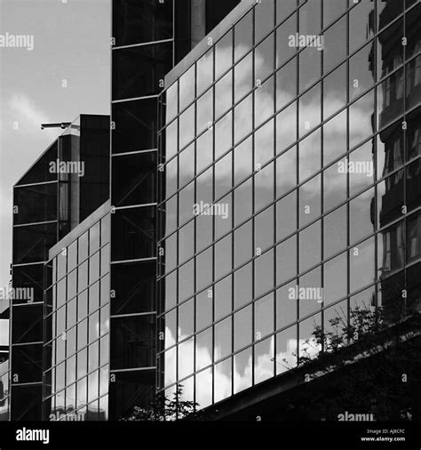 Architectural Detail Of Glass Builing Stock Photo Alamy