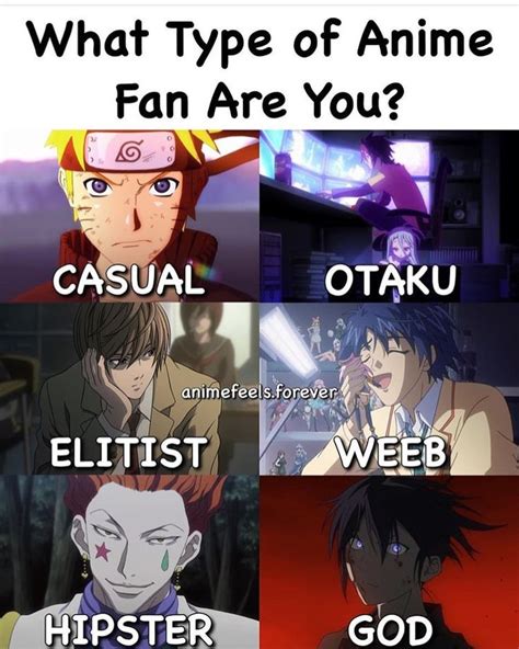 Types Of Anime Fan Fans Club Only