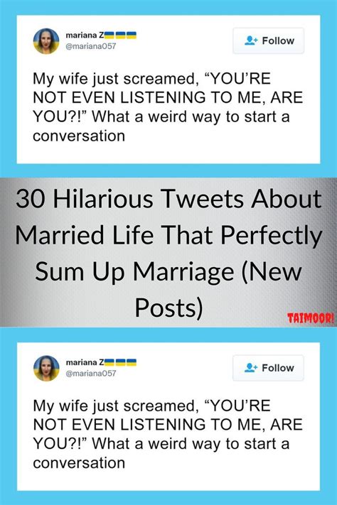 worrier sum up start writing married life funny tweets hilarious marriage relationship