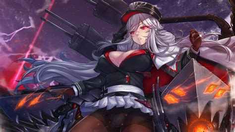 Azur Lane Graf Zeppelin Anime Girl 4k 41773 Wallpaper