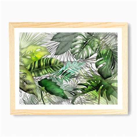 Tropical Foliage 2 Art Print By Amini54 Fy