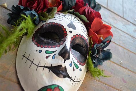 How To Sugar Skull Mask Country Baskets