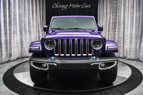 Used 2023 Jeep Wrangler Unlimited Sahara 4xe Suv Limited Edition Purple