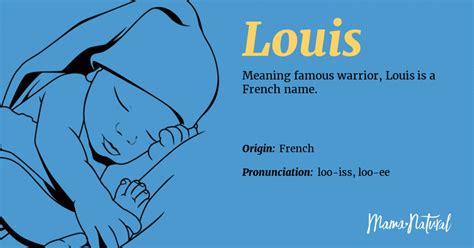 Louis Name Meaning Origin Popularity Boy Names Like Louis Mama Natural