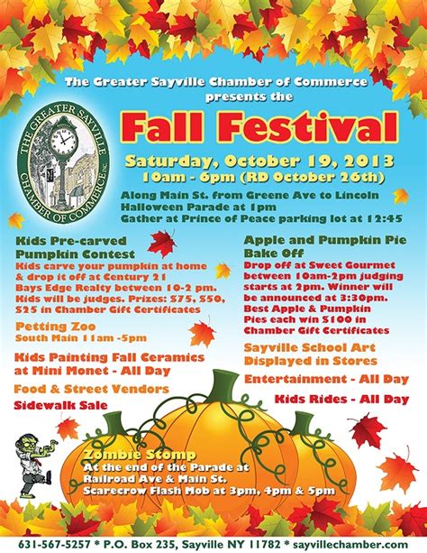 Sayville Chamber Of Commerce Fall Festival