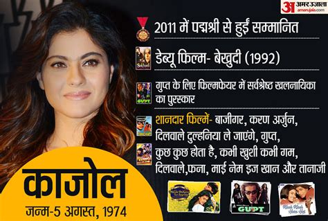 Kajol Birthday Special Know Unknown Facts About Her Life And Career