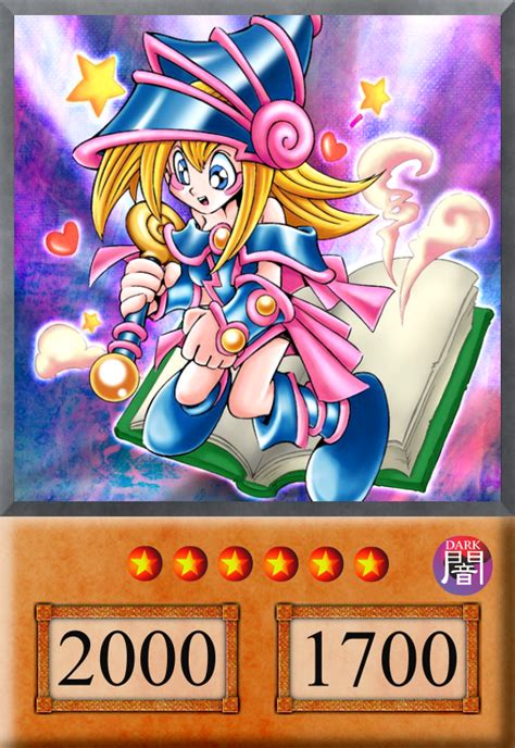 Yu Gi Oh Anime Card Toon Dark Magician Girl By Jtx1213 On Deviantart