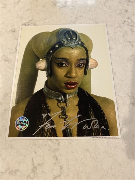 Femi Taylor Autographed Oola Signed 8x10 Photo Star Wars Ebay