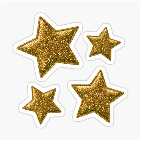 Gold Star Sticker Pack Sticker For Sale By Tessa Stark Redbubble
