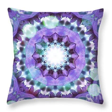 Purple Madness Throw Pillow By Leslie Gatson Mudd Throw Pillows