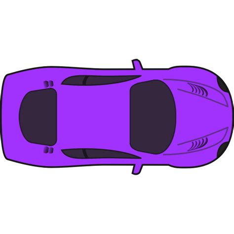 Purple Racing Car Vector Graphics Free Svg