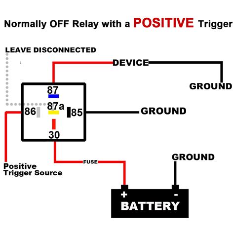 Wiring Diagram For 80 Amp Relay