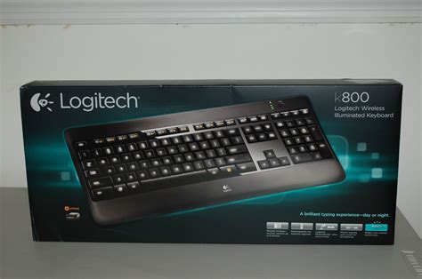 Logitech Illuminated K800 Computer Wireless Keyboard Wit Backlit Keys Brand New Keyboards