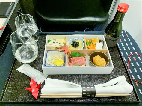 Restaurant In The Sky Japan Airlines In Business Class On The 777 300er From Tokyo To New York
