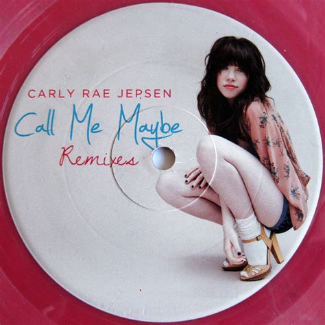 Carly Rae Jepsen Call Me Maybe Remixes 2012 Fuchsia Marble Vinyl