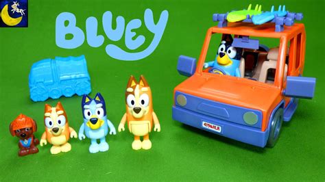 Bluey And Bingo Car Unboxing Toys Video For Kids Surprise Paw Patrol