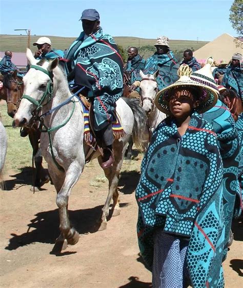 Basotho People Africanas Ropa Tradicional Cultura