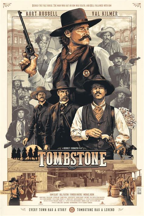 Tombstone 1993 [1365 X 2048] By Aurelio Lorenzo R Movieposterporn