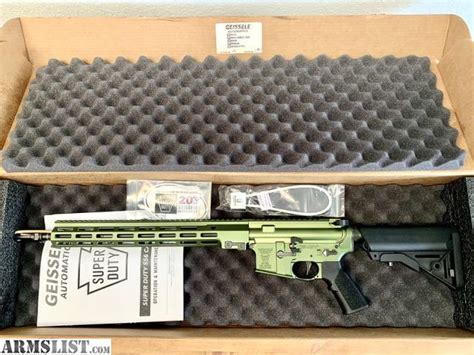 ARMSLIST For Sale Factory NIB Geissele Automatics Super Duty Rifle Mm Green