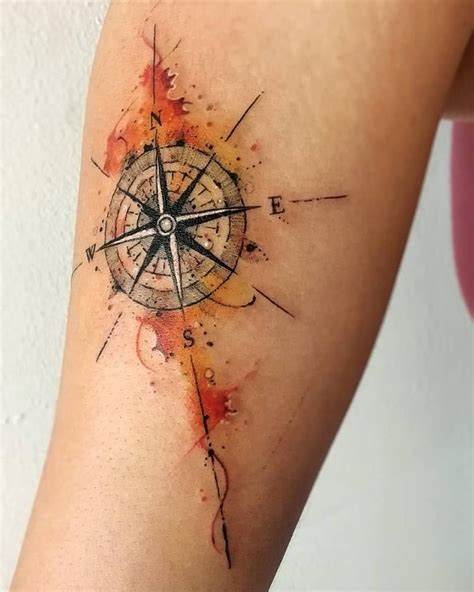 Idea Para Rosa De Los Vientos Tatuajes Brujula Compass Tattoo Tatuajes