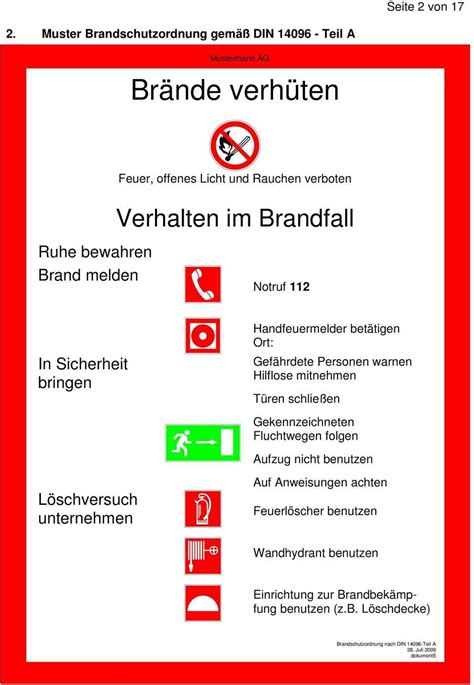 Hello dear friends betriebliches notfallmanagement: Brandschutzordnung Teil B Vorlage Word