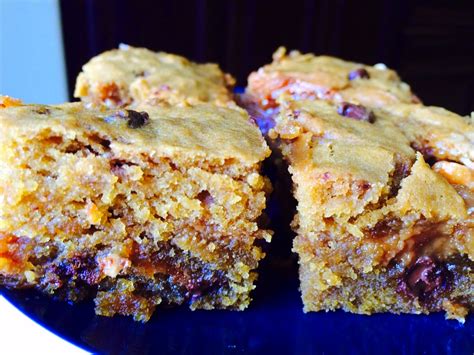 The Pastry Chefs Baking Loaded Pumpkin Caramel Blondies