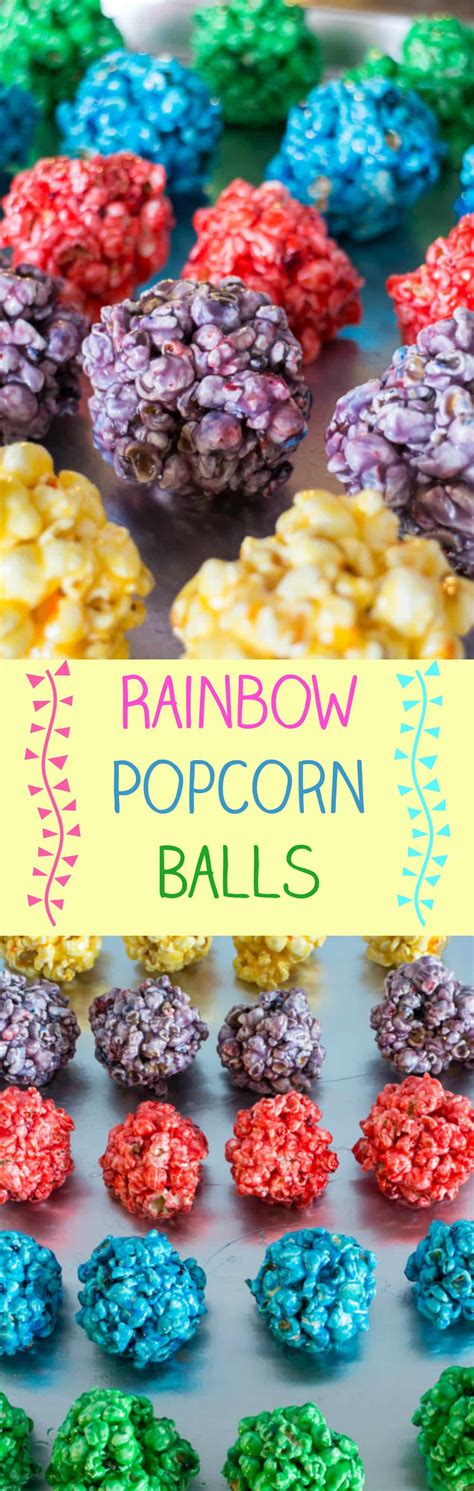 How To Make Rainbow Popcorn Balls Brooklyn Farm Girl