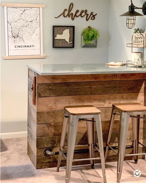 The Best Home Bar Ideas Found On Instagram In 2020 Living Room Bar