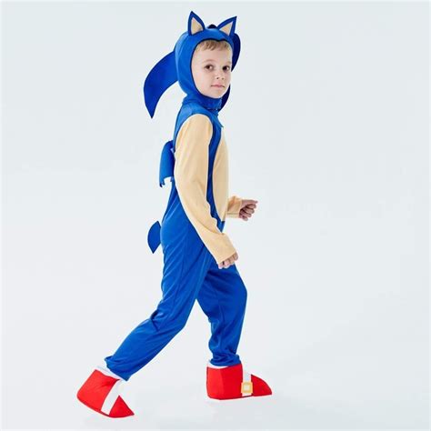 Buy The Hedgehog Jumpsuit Kids Cartoon Cosplay Costume Boys Sonic