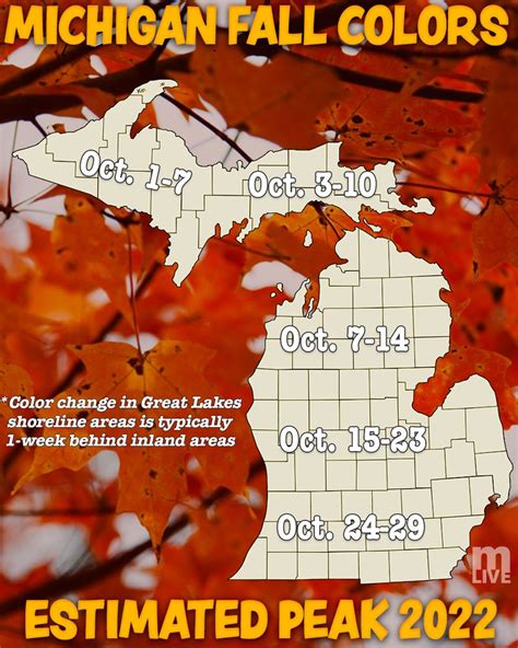 Peak Fall Color In Michigan 2022 Weather May Push Back Best Leaf